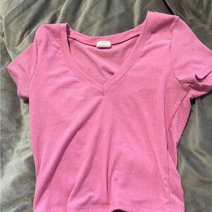 tilly’s pink v neck